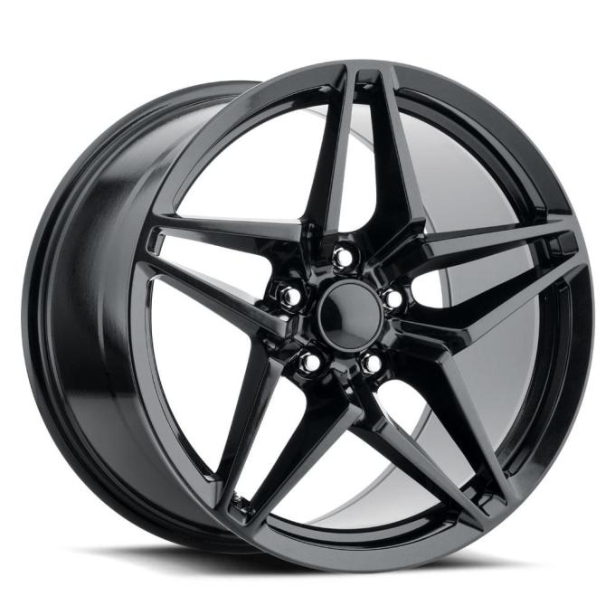 Factory Reproductions FR 29 &ndash; C7 ZR1 Corvette Replica Wheels 20x12 5x4.75 +59 HB 70.3 C7 ZR1 Satin Black with Cap 29012593403