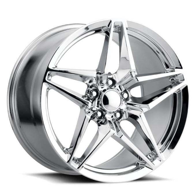 Factory Reproductions FR 29 &ndash; C7 ZR1 Corvette Replica Wheels 19x12 5x4.75 +59 HB 70.3 C7 ZR1 Chrome with Cap 29912593401
