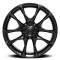 Factory Reproductions FR 551 - Durango SRT Replica Wheel 22x9.5 5x5 +35 HB 71.5 Durango SRT Satin Black with Cap 551295355003F