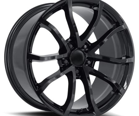 Factory Reproductions FR 25 &ndash; C7 Grandsport Corvette Replica Wheels 19x10 5x4.75 +40 HB 70.3 C7 Grandsport Gloss Black with Cap 25910403402F