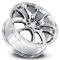 Factory Reproductions FR 551 - Durango SRT Replica Wheel 22x9.5 5x5 +35 HB 71.5 Durango SRT Chrome with Cap 551295355001F