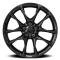 Factory Reproductions FR 551 - Durango SRT Replica Wheel 22x9.5 5x5 +35 HB 71.5 Durango SRT Gloss Black with Cap 551295355002F