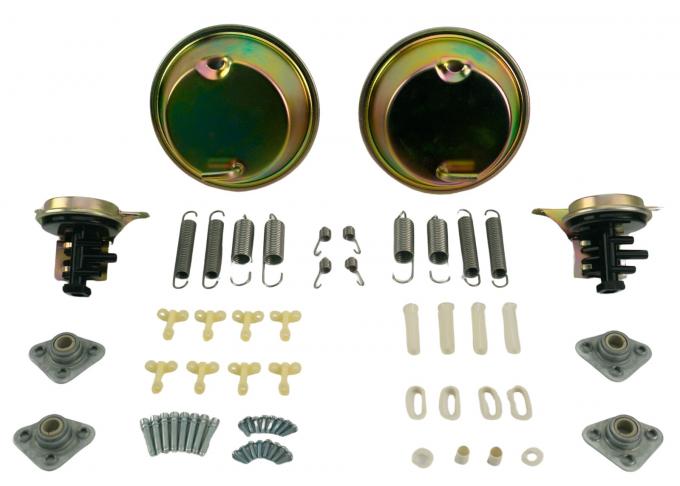 Redline Restomotive® 1973-1982 Chevrolet Corvette Headlight Door & Vacuum Actuator Rebuild Kit