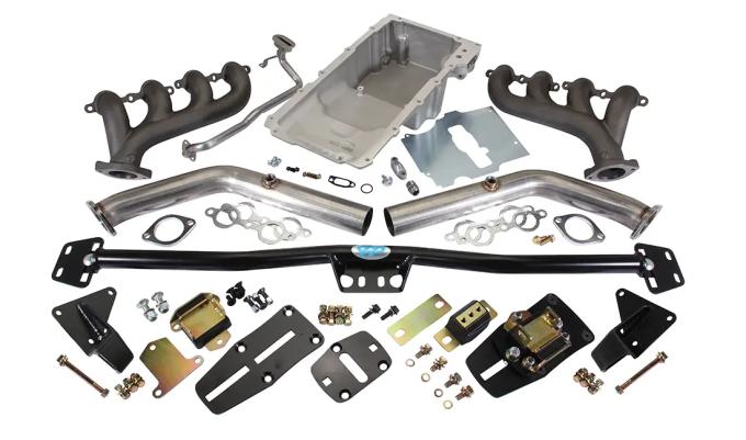 Classic Performance LS Engine Install Kit W/Manifolds, 1964-67 GM A-Body 6467ELS-K