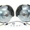 Classic Performance Front Disc Brake Kit w/ Stock Height Spindles for 67-69 Camaro/Firebird, 11" Drilled/Slotted Rotors, Calipers 5 x 4.75 6769SWBK-SUG