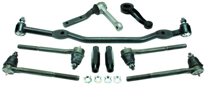 Classic Performance Complete Steering Linkage Kit for 1964-1967 Chevy Chevelle, A-Body, Power Steering, Polished Sleeves, Kit 6467SLK-CP-P