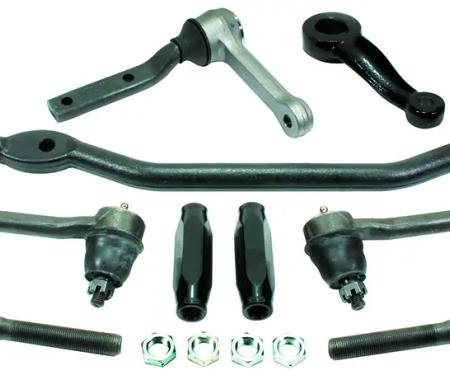 Classic Performance Complete Steering Linkage Kit for 1964-1967 Chevy Chevelle, A-Body, Power Steering, Polished Sleeves, Kit 6467SLK-CP-P