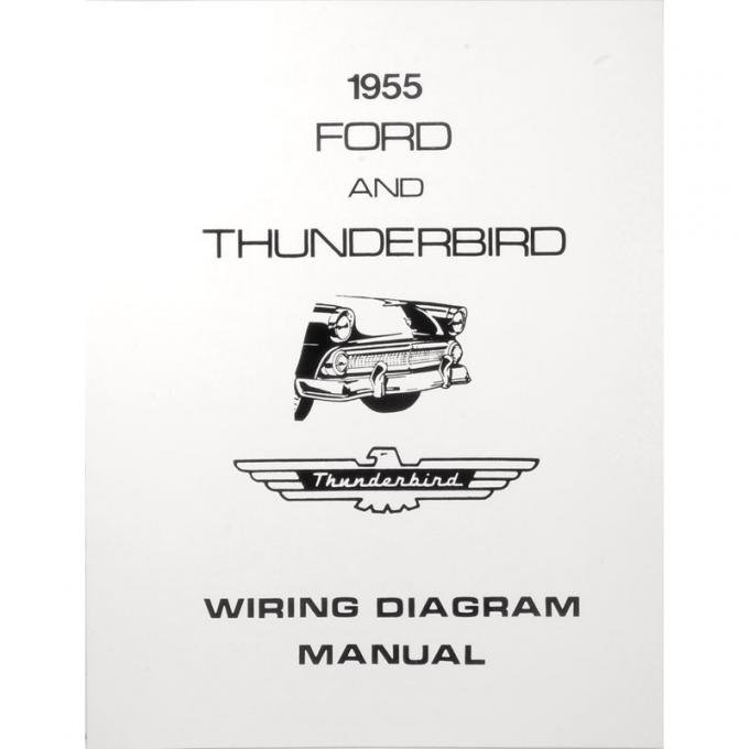 Dennis Carpenter Book - Wiring Diagram Manual - 1955 Ford Car   CA-5534