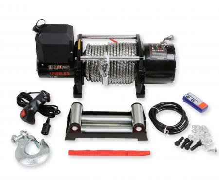 Anvil Off-Road Anvil, 17,000 Lbs Winch w/ Metal Cable & Roller Fairlead 17001AOR