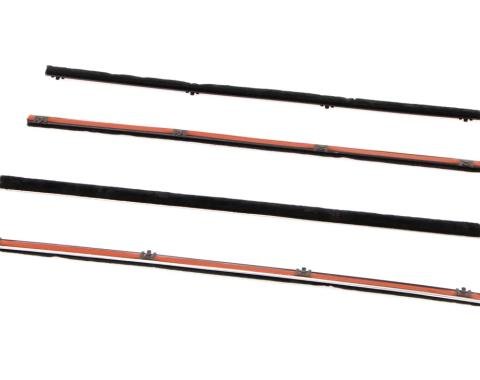 AMD Front Door Beltline Window Felts, Inner & Outer, 66-77 Bronco U-KF2030