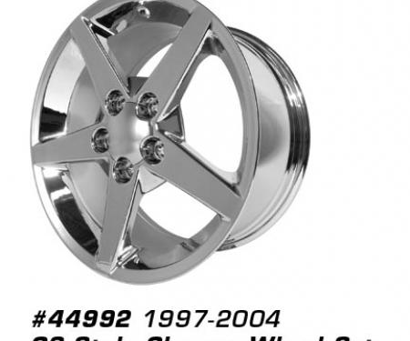 Corvette C6 Chrome Wheel Set, 1997-2004