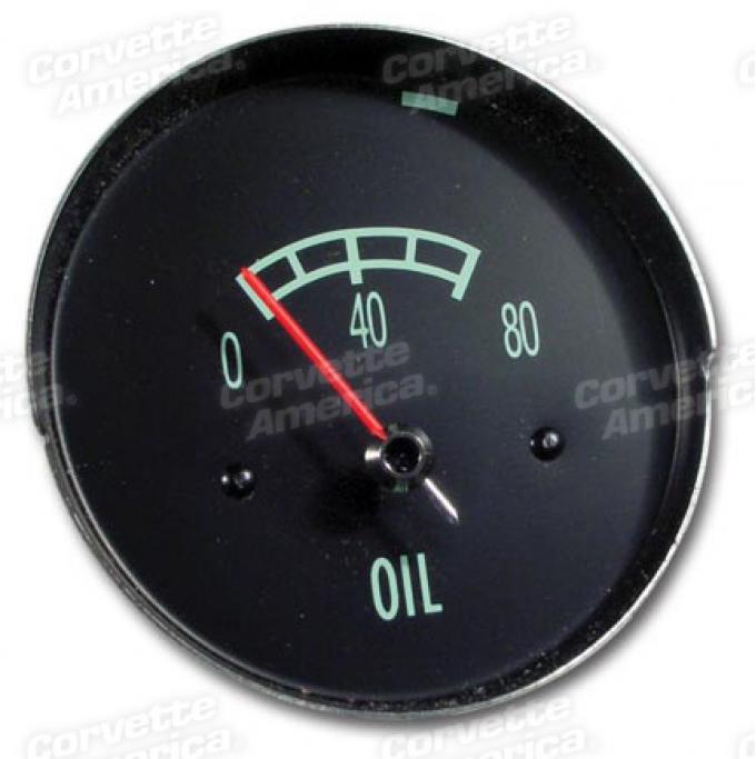 Corvette Oil Gauge, 80#, 1965-1967