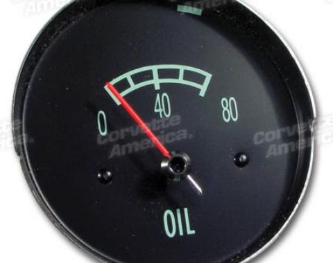 Corvette Oil Gauge, 80#, 1965-1967