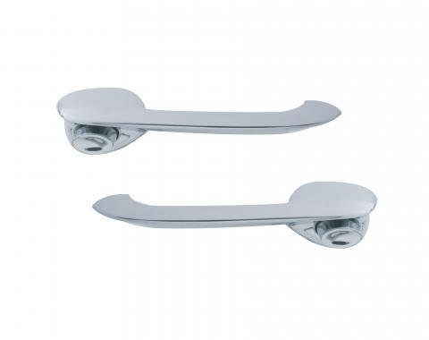 United Pacific Outside Door Handles For 1955-57 Chevy Sedans, 2D & 4D Front Or 4D Rear Doors (Pair) C555761