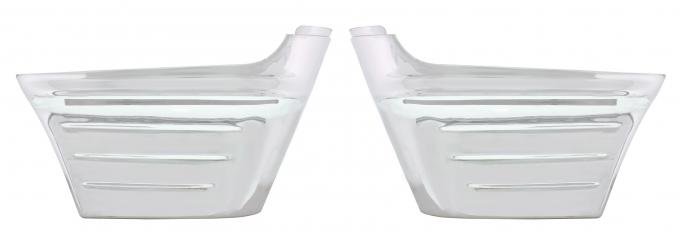 United Pacific Wrap-A-Round Chrome Front Fender For 1956 Chevy Passenger Car (Pair) C5612
