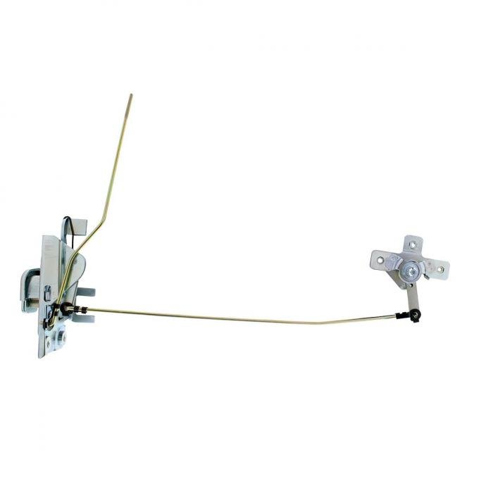 United Pacific Door Latch With Remote Control Rods For 1967-71 Chevy & GMC Truck - L/H 110247