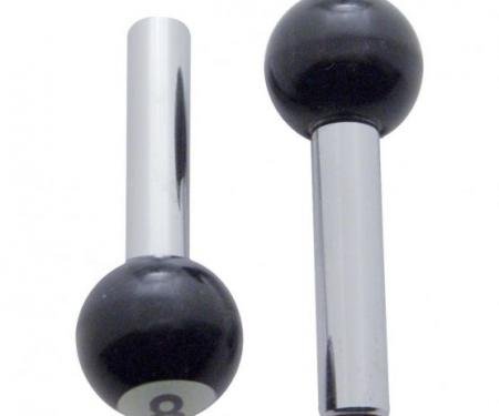 United Pacific "8" Ball Door Lock Knobs (2Pc/Set) 70023