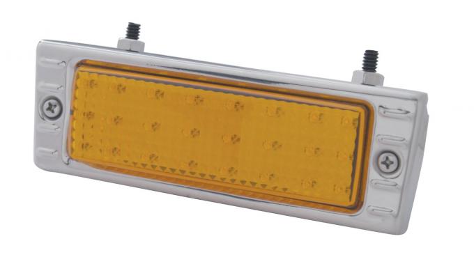 United Pacific 24 LED Parking Light Assembly, Amber Lens W/Amber LED For 1947-53 Chevy Truck CPL4753A-AS