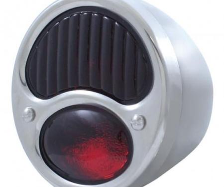 United Pacific 12V Tail Light w/Stainless Steel Housing For 1928-31 Ford Model A - R/H A1002-12VRR