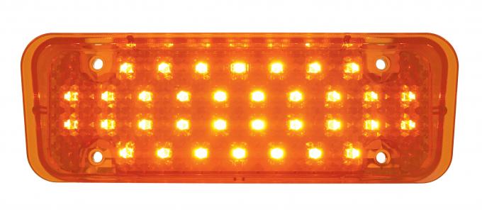 United Pacific 34 LED Parking Light Lens, Amber Lens & Amber LED For 1971-72 Chevy Truck CPL7172A