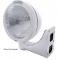 United Pacific Chrome Classic Headlight H6024 Bulb & LED Turn Signal - Clear Lens 31768