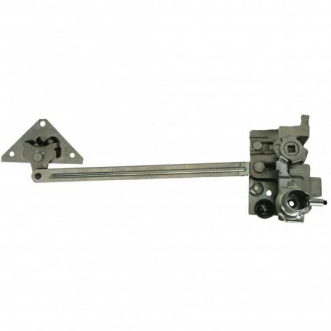 United Pacific Door Latch Assembly w/Lock Receiver For 1932-34 Ford Truck - L/H B21013WL