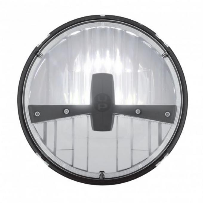 United Pacific 5 High Power LED 7" Dual Function Headlight - Black 31289