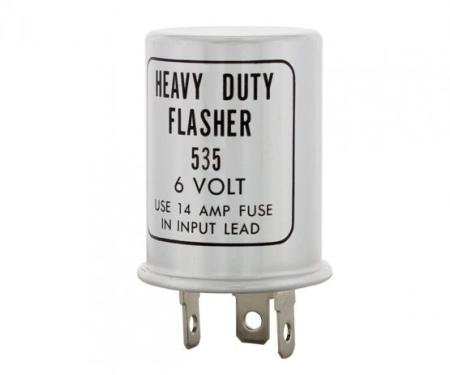 United Pacific 3 Terminal 6V 535 Type Turn Signal Flasher 110252