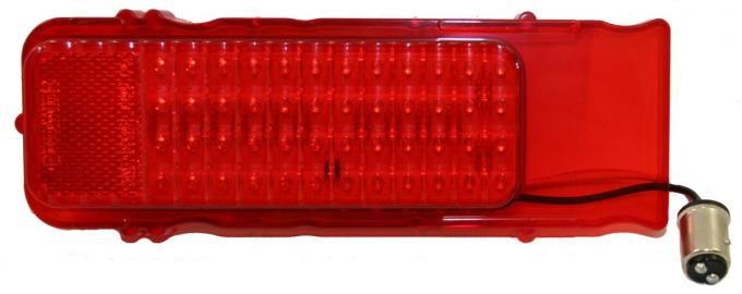United Pacific 48 LED Tail Light Lens, Red For 1968 Chevy Camaro CTL6803LED