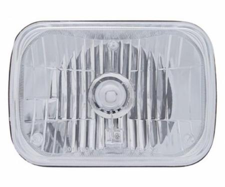 United Pacific 5" X 7" Crystal Rectangular Headlight 31377