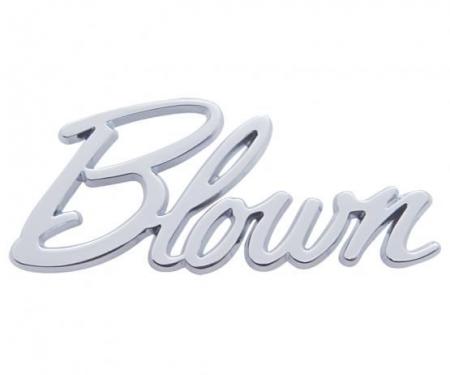 United Pacific Chrome Die-Cast "Blown" Emblem S1010