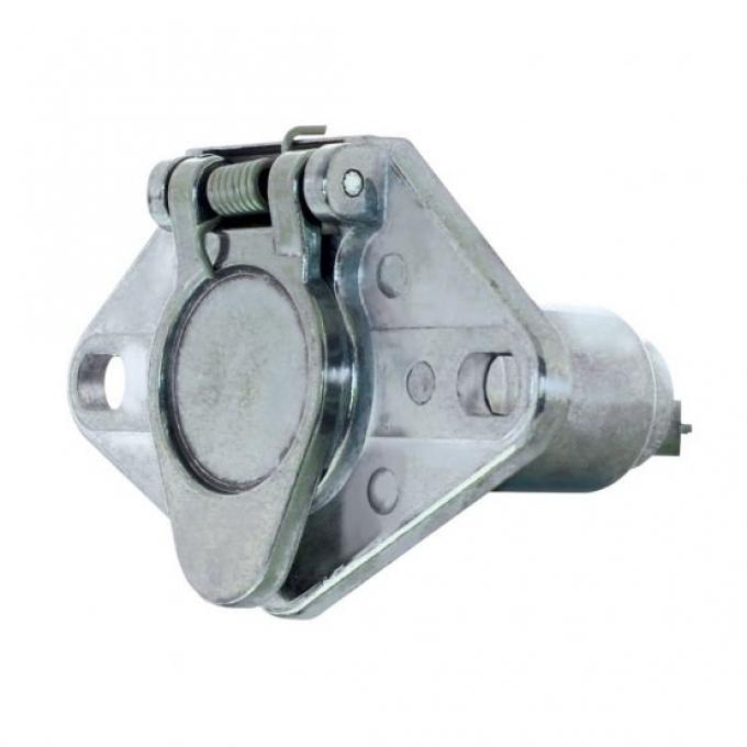 United Pacific Round 6-Way Male Connector - Split Pin 90505