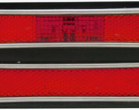 United Pacific 18 LED Side Marker Light, Red Lens, Rear For 1968-72 Chevy Truck CML6872R