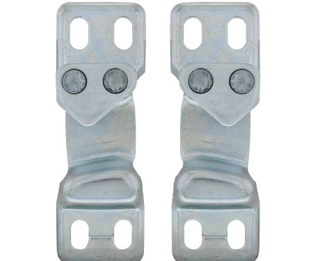 United Pacific Door Latch Striker Plates For 1952-59 Chevy & GMC Truck (Pair) 110193