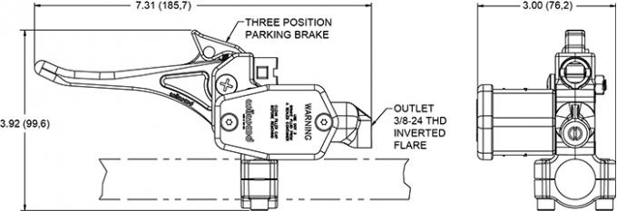 Wilwood Brakes Handlebar Master Cylinder w/Removable Clamp 260-14347