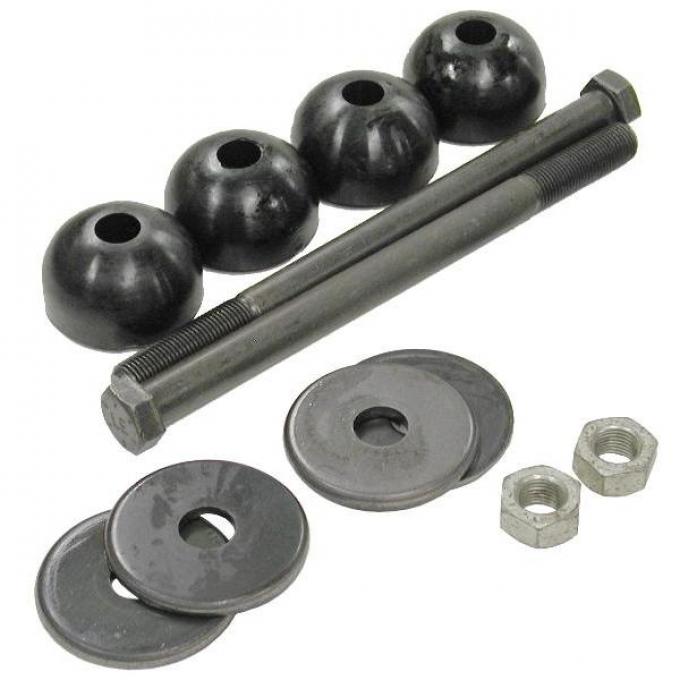 Corvette Rear Leaf Spring Bolt Kit, Long Bolts, With Urethane Cushions, 1963-1982