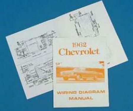 Full Size Chevy Wiring Harness Diagram Manual, 1962