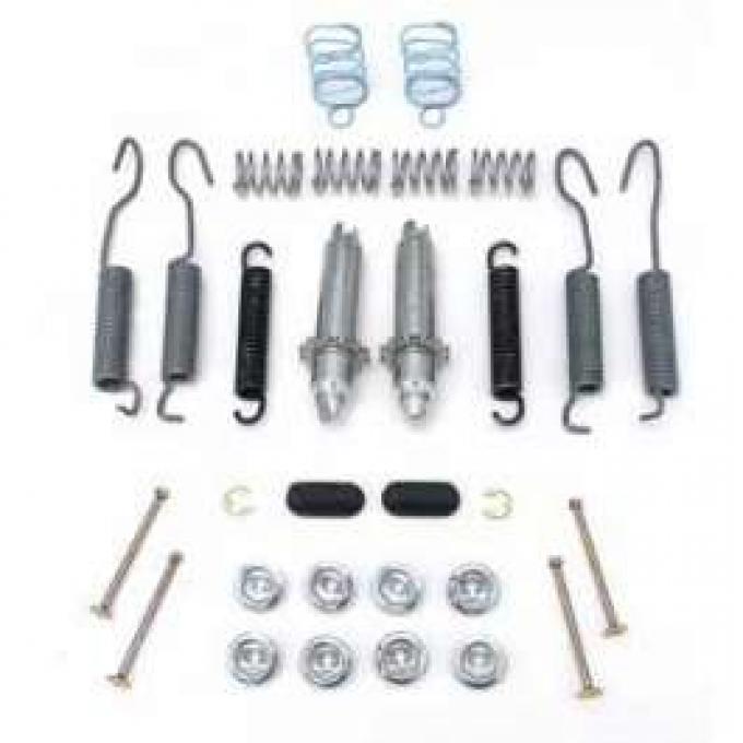 Full Size Chevy Brake Hardware Kit, Rear, 1959-1962