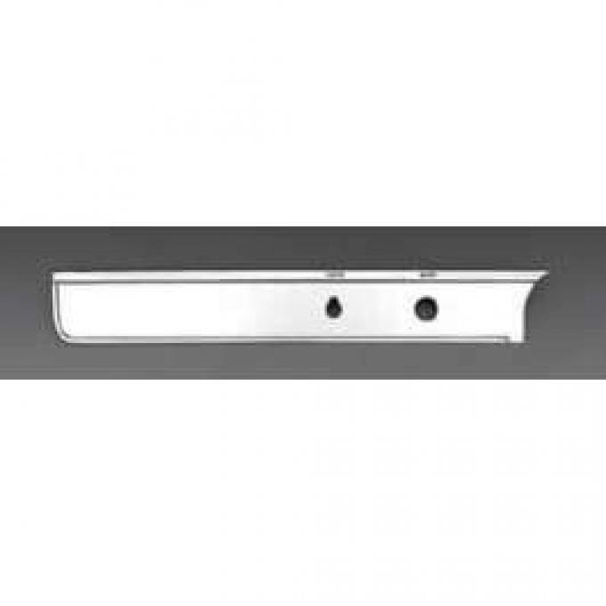 Full Size Chevy Dash Trim, Lights & Wiper Section, For Cars Without Air Conditioning, Impala, 1965-1966