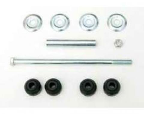 Full Size Chevy Anti-Sway Bar End Link Hardware Kit, Rubber, Front, 1958-1964