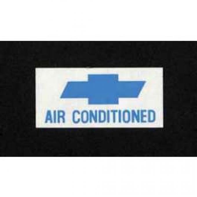 Full Size Chevy Air Conditioned Window Decal, 1966-1967