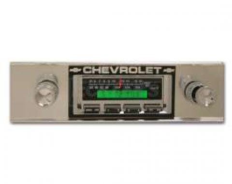 Full Size Chevy Stereo, KHE-100 Series, 100 Watts, Chrome Face, 1958