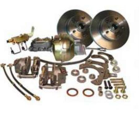 Full Size Chevy Brake Kit, Power Front Disc, Complete, 1969-1970