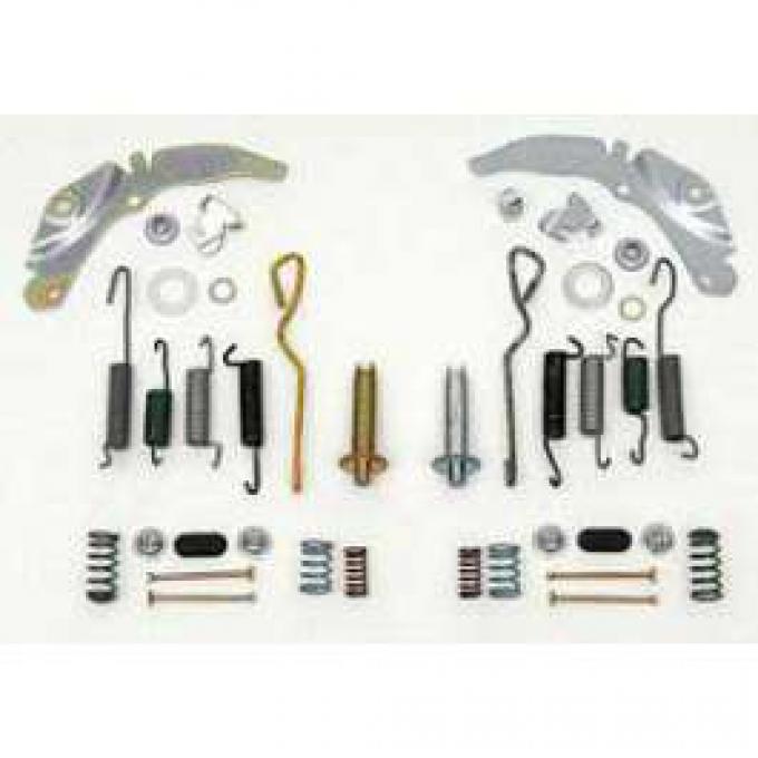 Full Size Chevy Self-Adjusting Drum Brake Kit, Front, 1959-1970