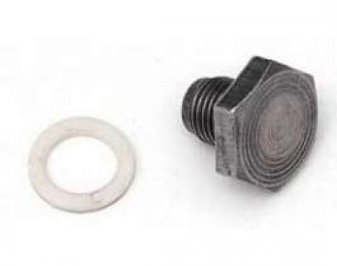 Full Size Chevy Oil Pan Drain Plug & Gasket, 1958-1964