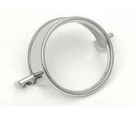 Full Size Chevy Taillight & Back-Up Light Lens Chrome Trim Ring, Driver Quality, 1964