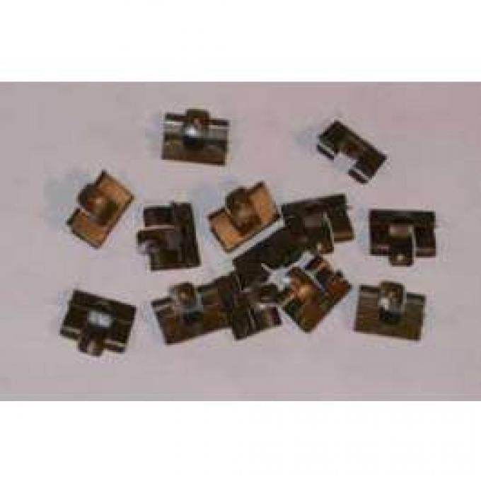 Full Size Chevy Pinchweld Molding Retaining Clip Set, Convertible, 1958-1964