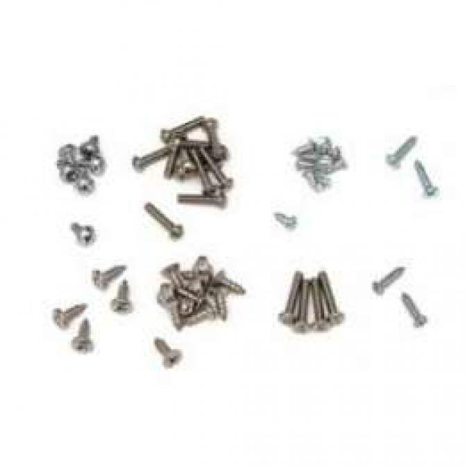 Full Size Chevy Exterior Trim Screw Set, Impala, 1960