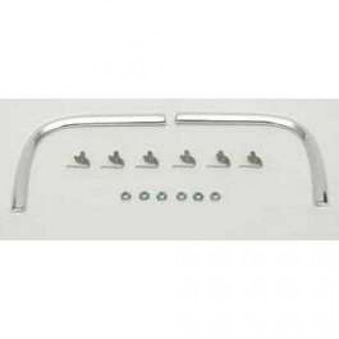 Full Size Chevy Rear Quarter End Inner Cove Moldings, Impala SS & Bel Air, 1964