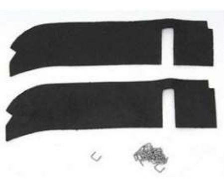 Full Size Chevy Rear Body To Bumper Dust Seals, 1962